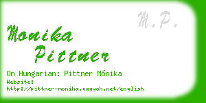 monika pittner business card